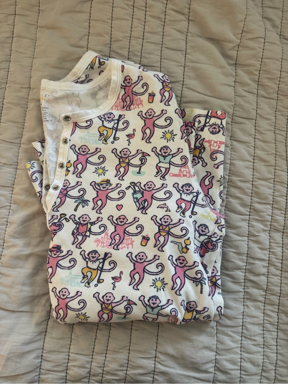 Roller Rabbit Palm Beach Exclusive Print Pajamas